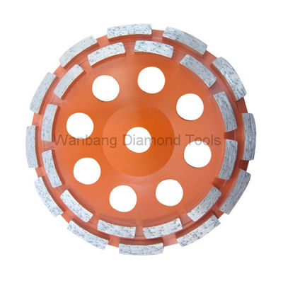 4 Inch 7 Inch Double Row Diamond Cup Grinding Wheel