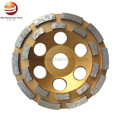 4 Inch 7 Inch Double Row Diamond Cup Grinding Wheel